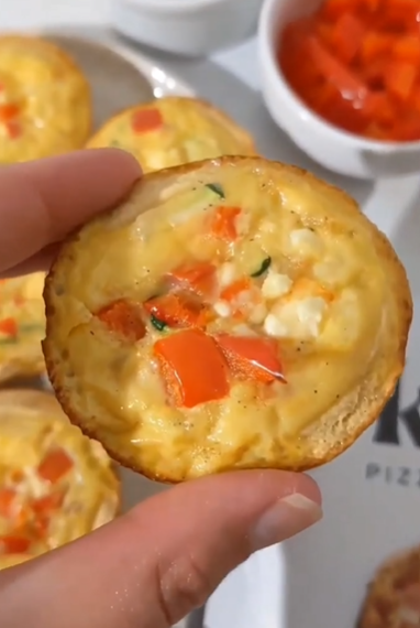 veggie quiche bites