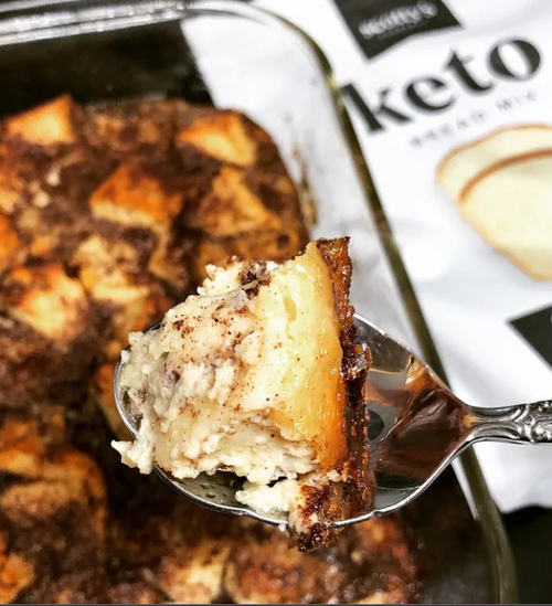 low carb bread pudding