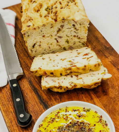 low-carb italian inspired party bread