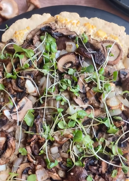epic mushroom pizza