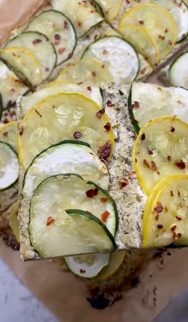zucchini za'atar flatbread