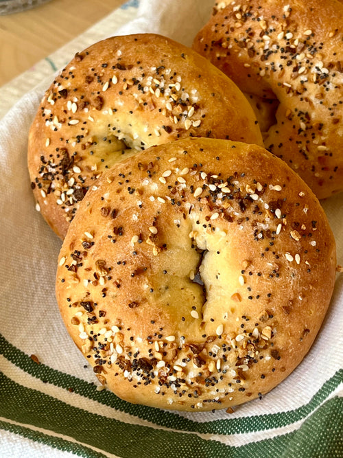Smoked Gouda Everything Bagels (low Net Carb & Gluten Free)