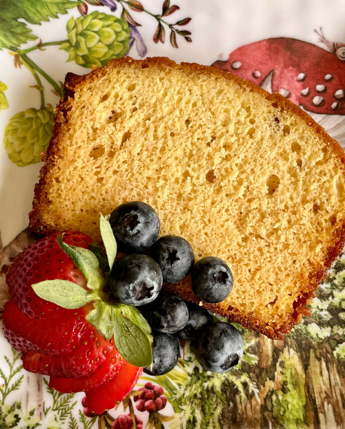 Glazed Butter Cake - Without the Sugar