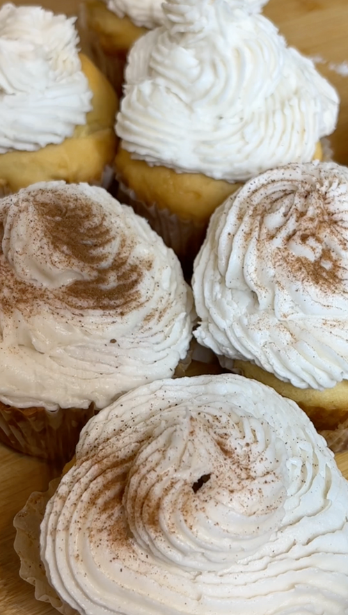 cinnamon sugar swirl cupcakes