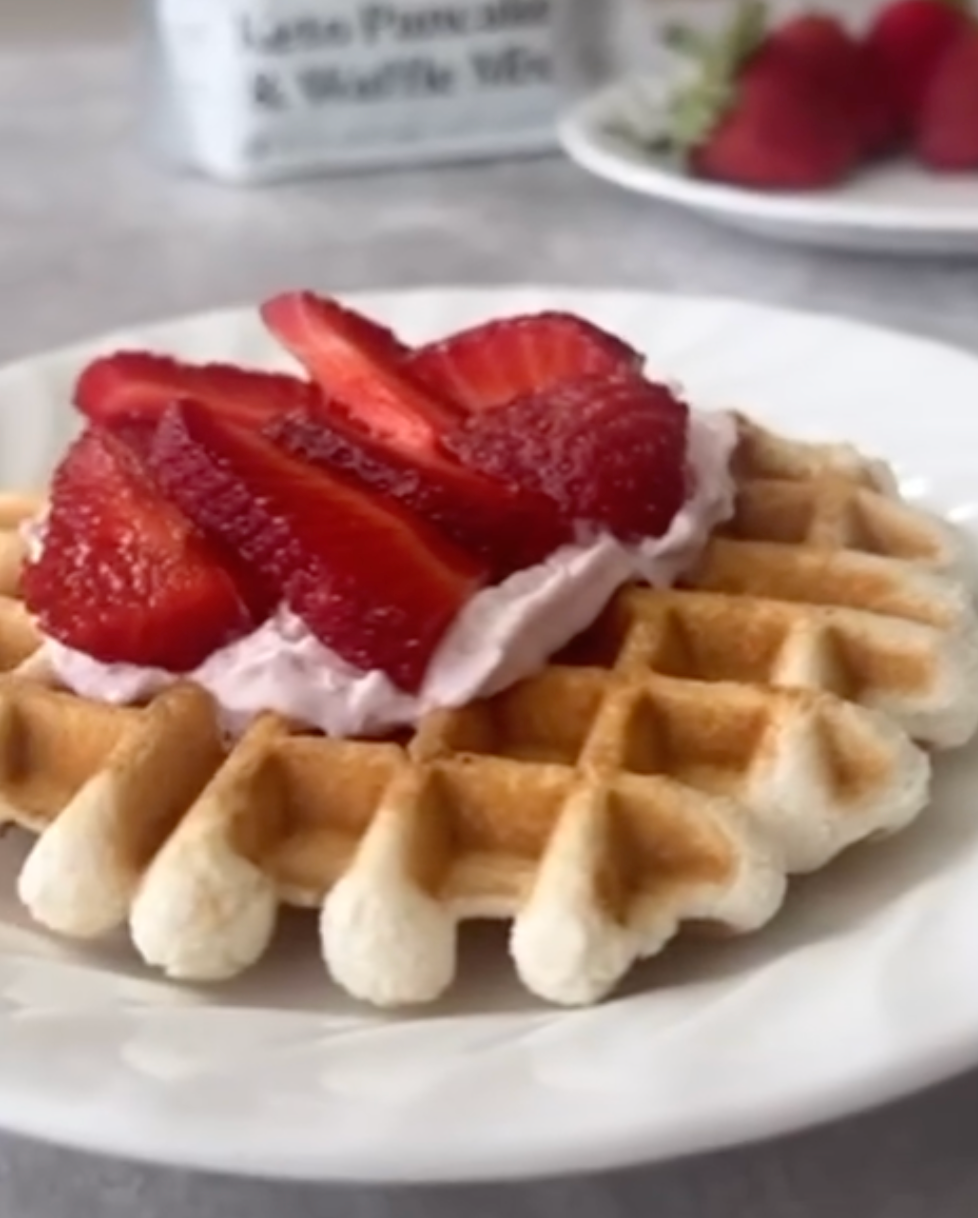 strawberry shortcake waffles — Scottys Everyday