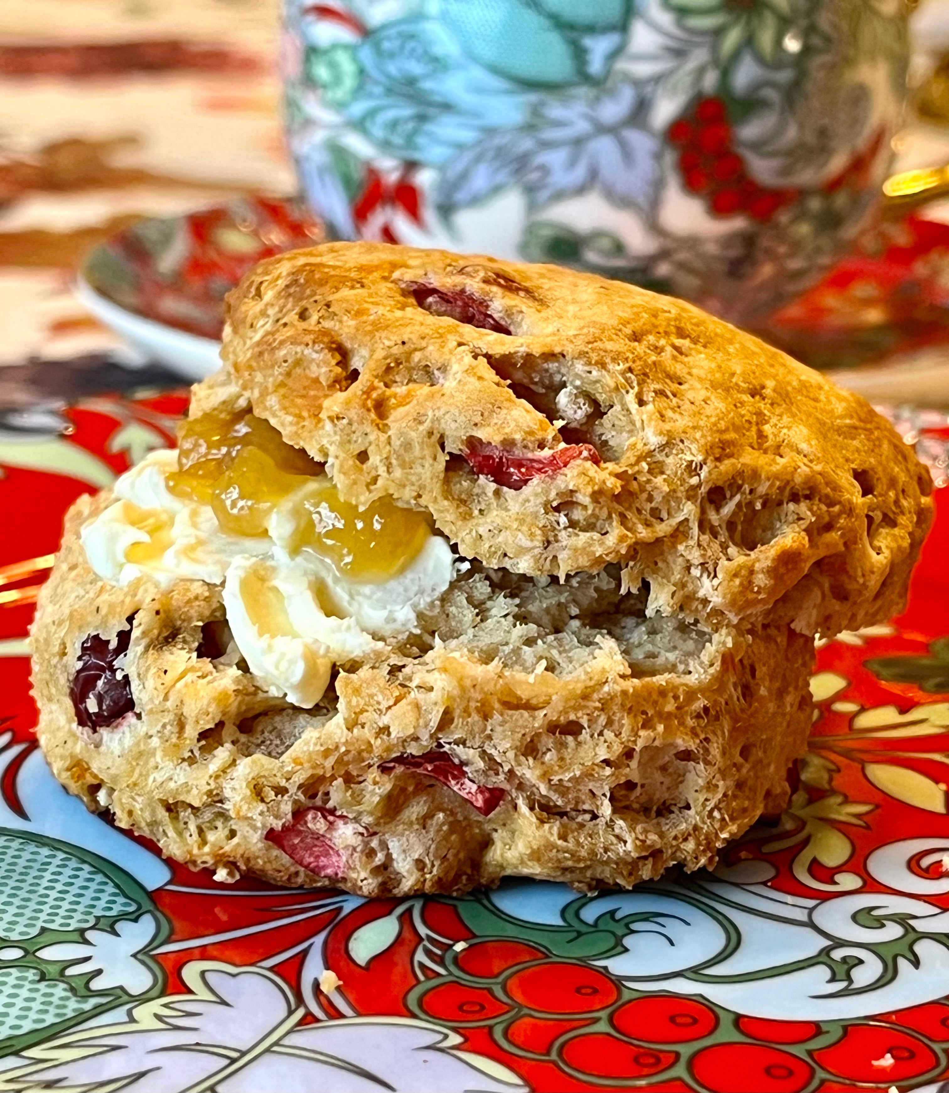 Cranberry Sweet Potato Scones