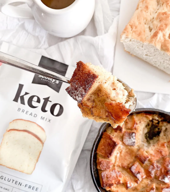 keto bread pudding