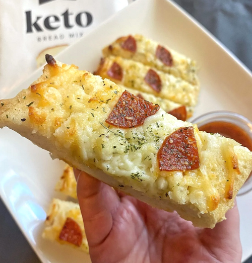 cheesy pepperoni breadsticks