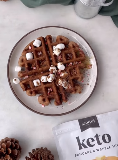 chocolate peppermint waffles — Scottys Everyday