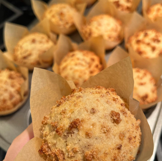 cinnamon streusel muffins