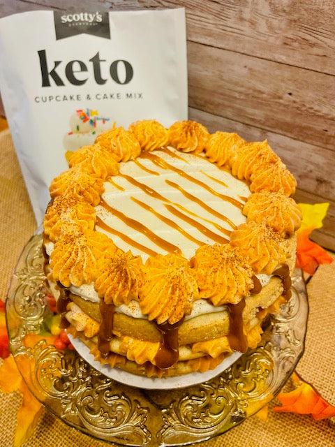 caramel pumpkin layer cake — Scottys Everyday
