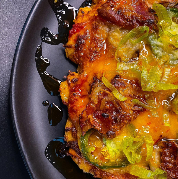 spicy honey pizza