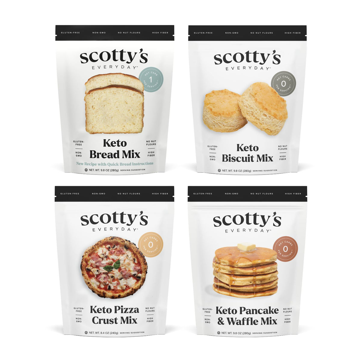 Scotty's Everyday Keto Baking Mix for Bread, Biscuit, Pizza, and
