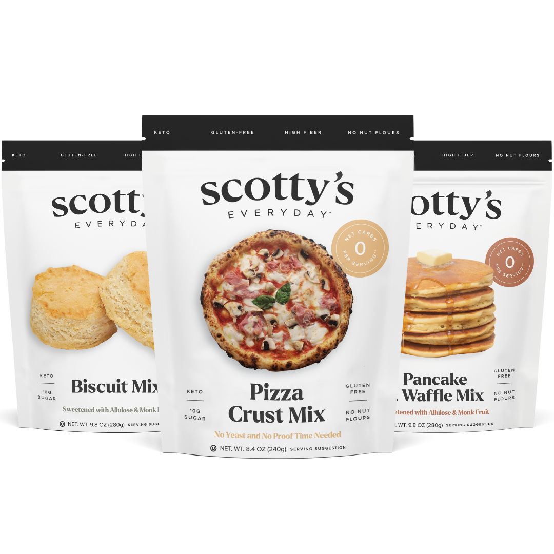 3-Pack Keto Mix Variety Pack (Pizza, Biscuit, Pancake)