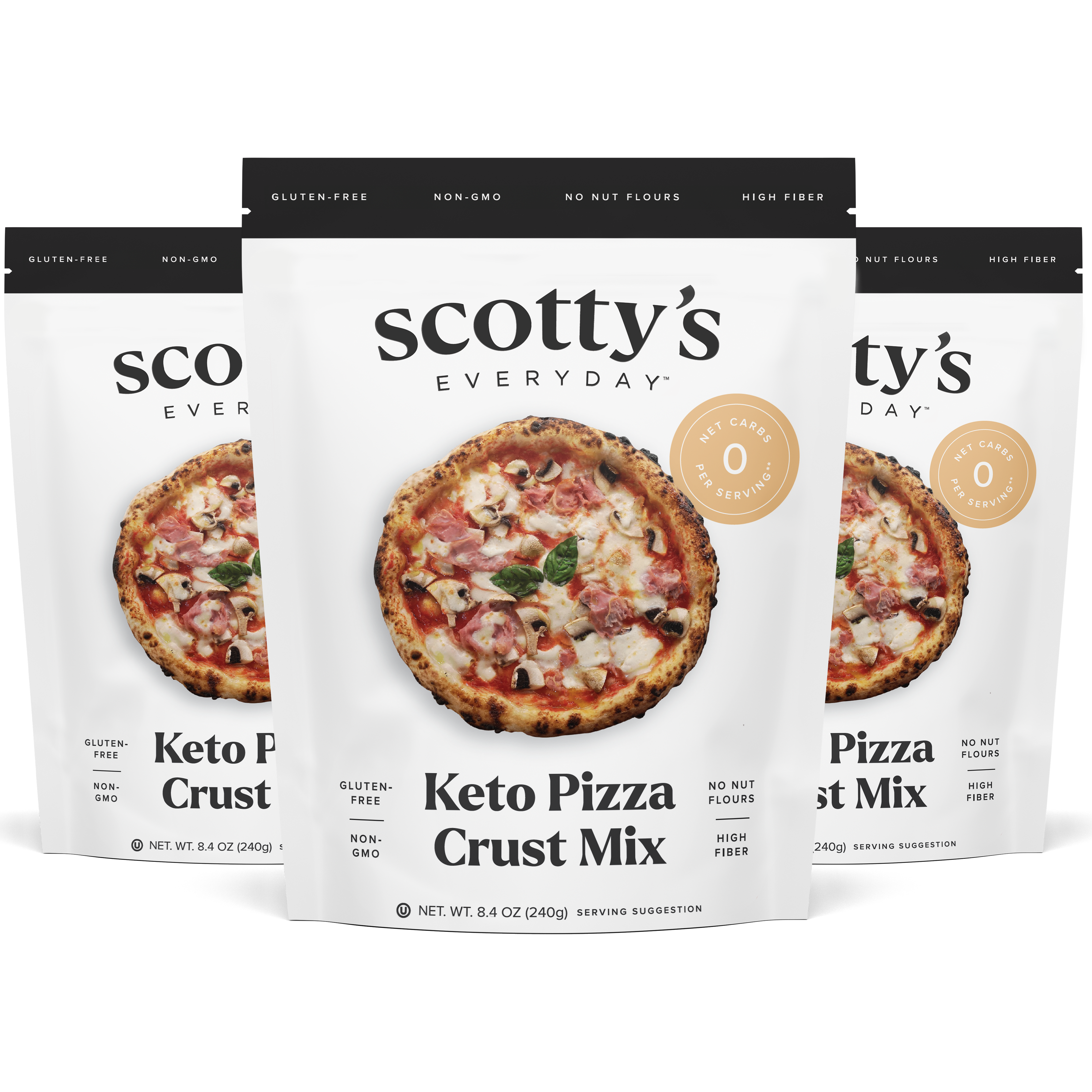 3-Pack Keto Pizza Crust Mix